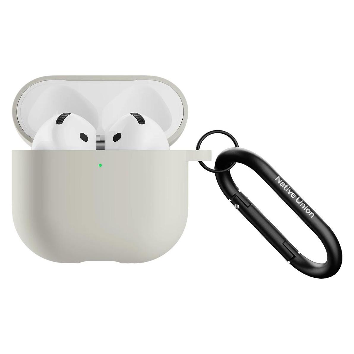 Native Union Active Case - Silikon-Schutzhülle für AirPods 4 (Kopfhörer Hülle) (ACTCSE-SAN-AP4)