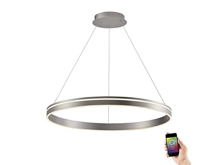 Paul Neuhaus Q-VITO LED Pendelleuchte 79cm silber smarthome Fernbedienung