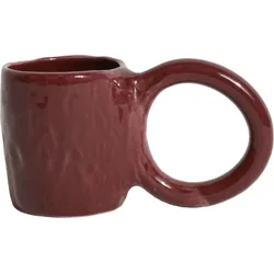 Donut Becher 9 cm, bordeauxrot