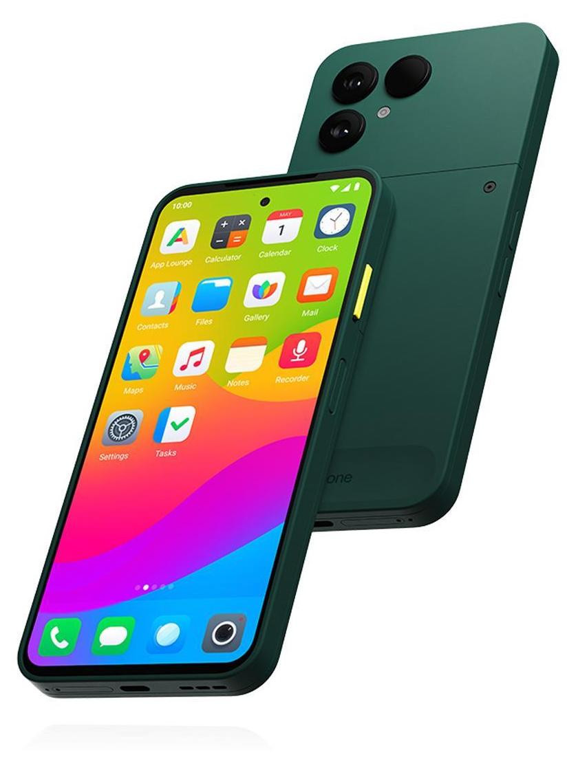 Fairphone Generatie 6 smartphone, 8GB RAM, 256GB opslag, bosgroen