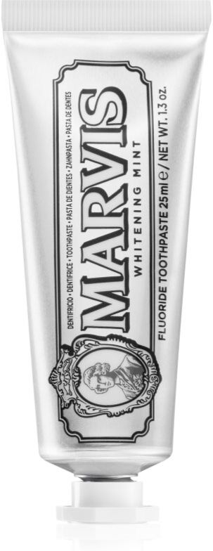 Marvis Whitening Mint dentifrice effet blancheur saveur Mint 25 ml