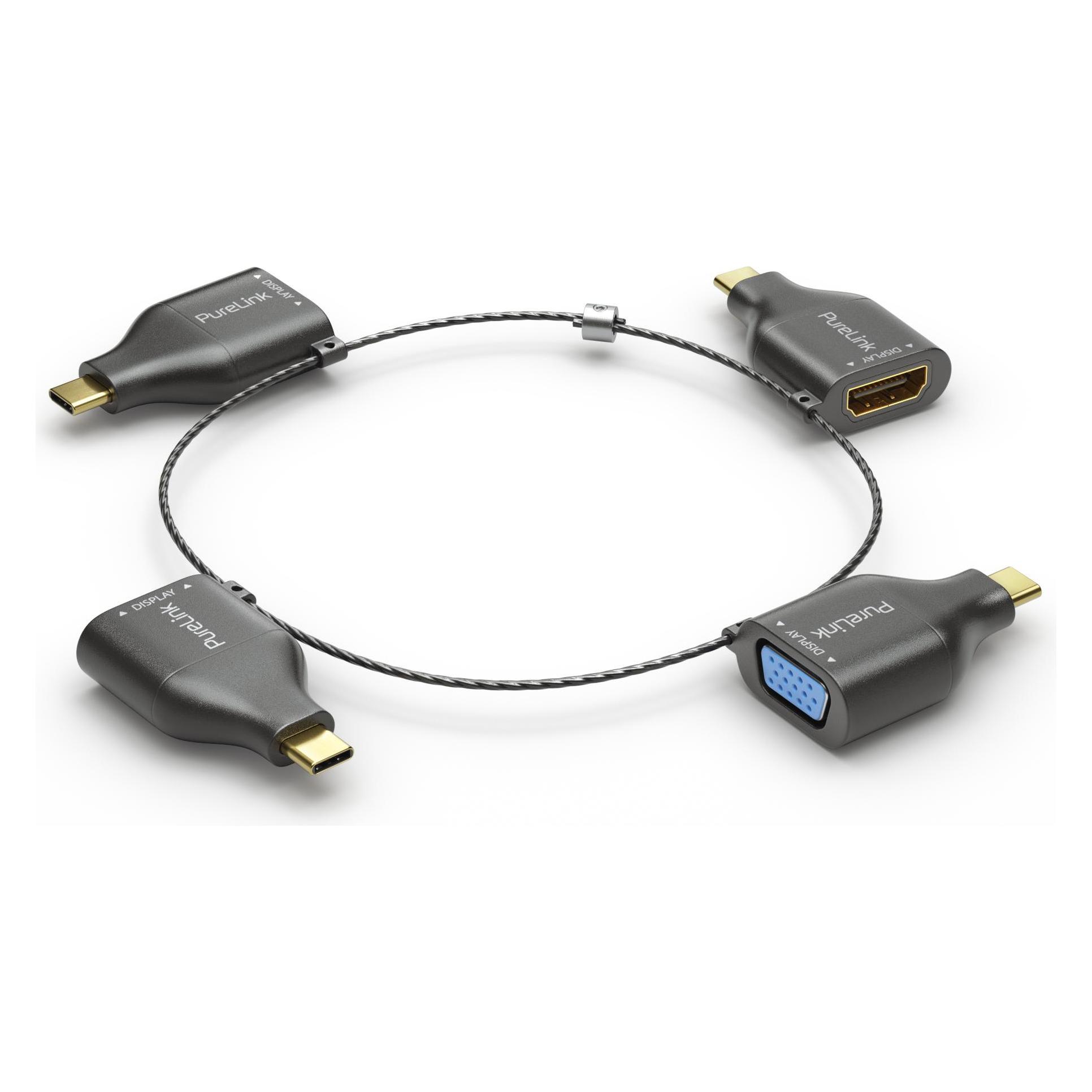 Purelink USB Type-C zu (DisplayPort, HDMI, VGA) (IQ-AR300)