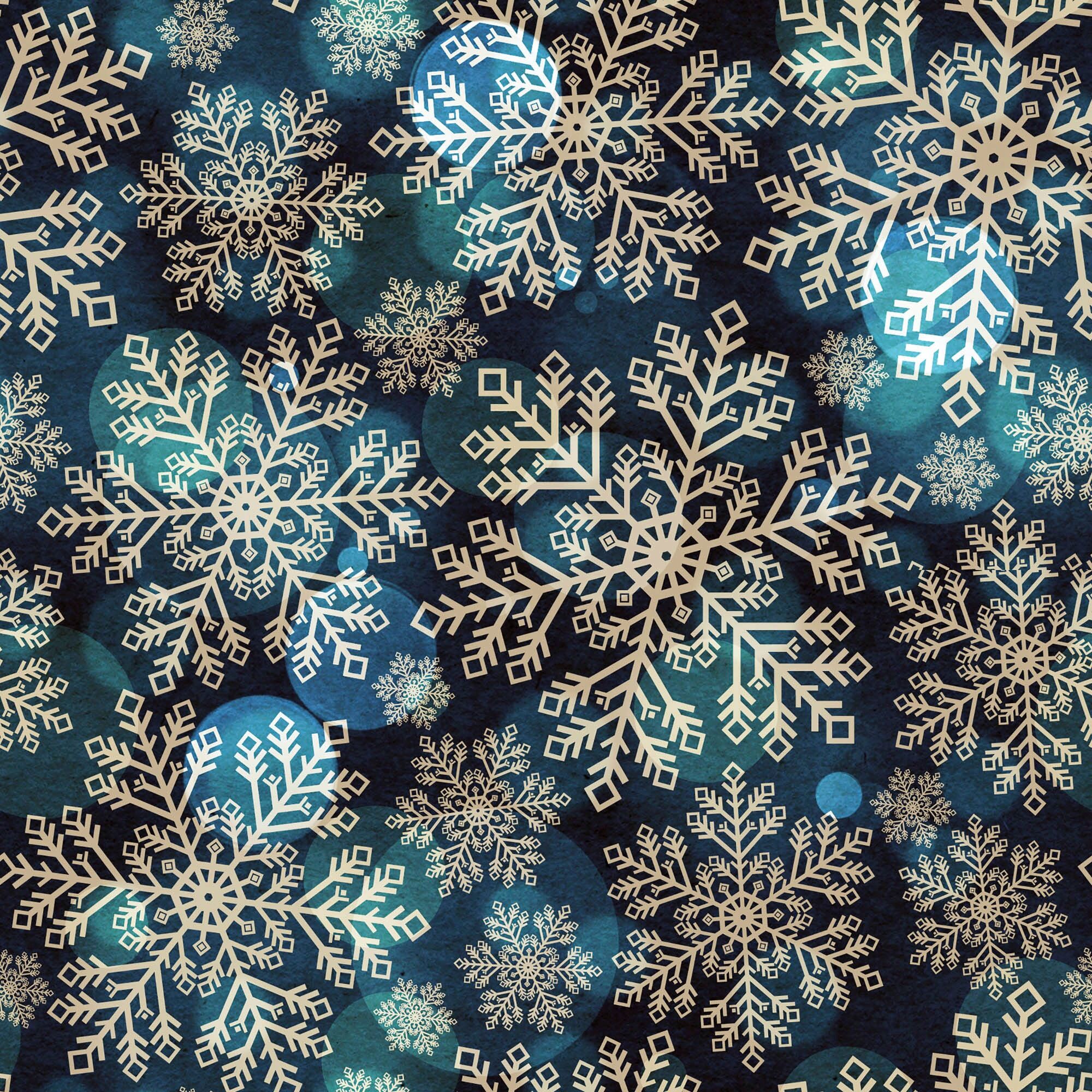 Dekokissen QUEENCE "Kristina", schwarz (kupferfarben, marineblau, bedruckt), B:40cm L:40cm, Polyester, Dekokissen_Sitzkissen_Kissenhüllen, Kissenhülle,Schneeflocken,Winterlich,Weihnachten,Festlich,Glitzernd