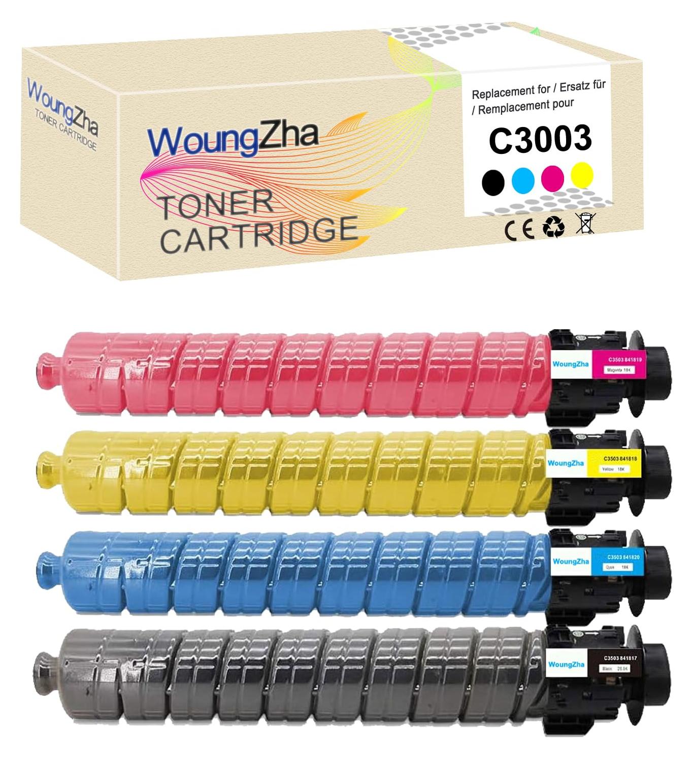 Tonercartridge 4er-Pack für Ricoh Aficio MP C3003SP