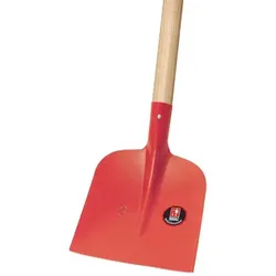 Holsteiner Schaufel Größe 1 rot, 1/2 gehoben, ohne Stiel - rot