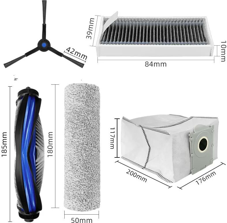 INF Ecovacs Deebot X8 Pro Plus Roboterstaubsauger-Zubehörset