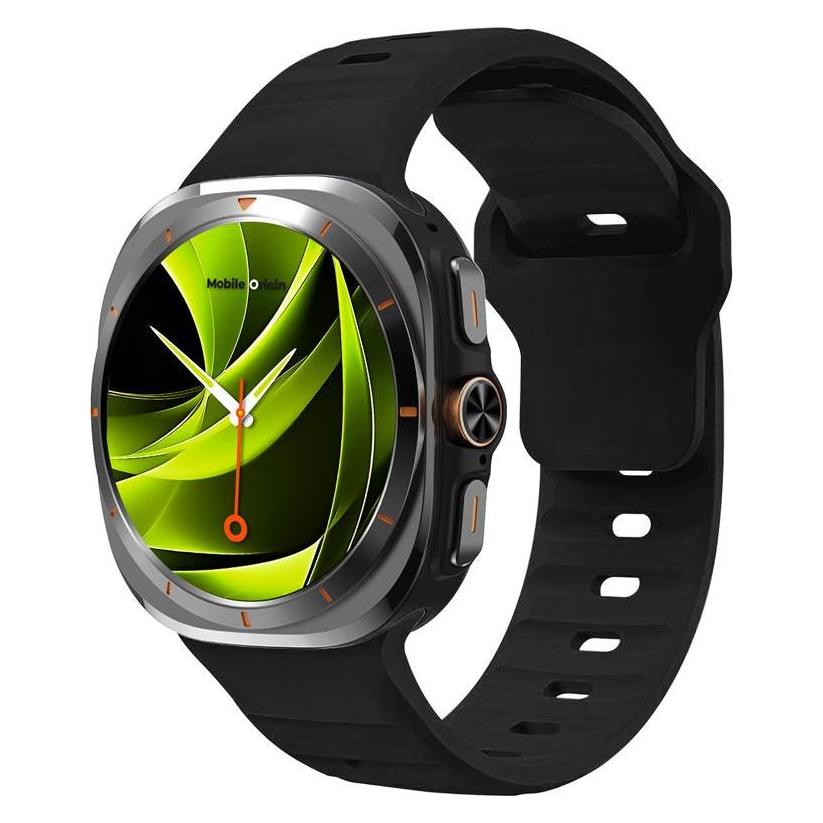 Mobile Origin Easy Strap Silicone Galaxy Watch Ultra 47mm Black (Silicone) (MO-SGWU-BLK)