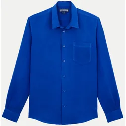 Leinenhemd Blau M