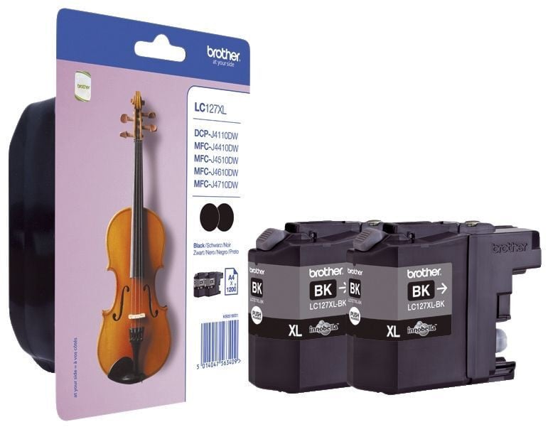 Brother LC127XLBK Original Brother Tintenpatrone zwart