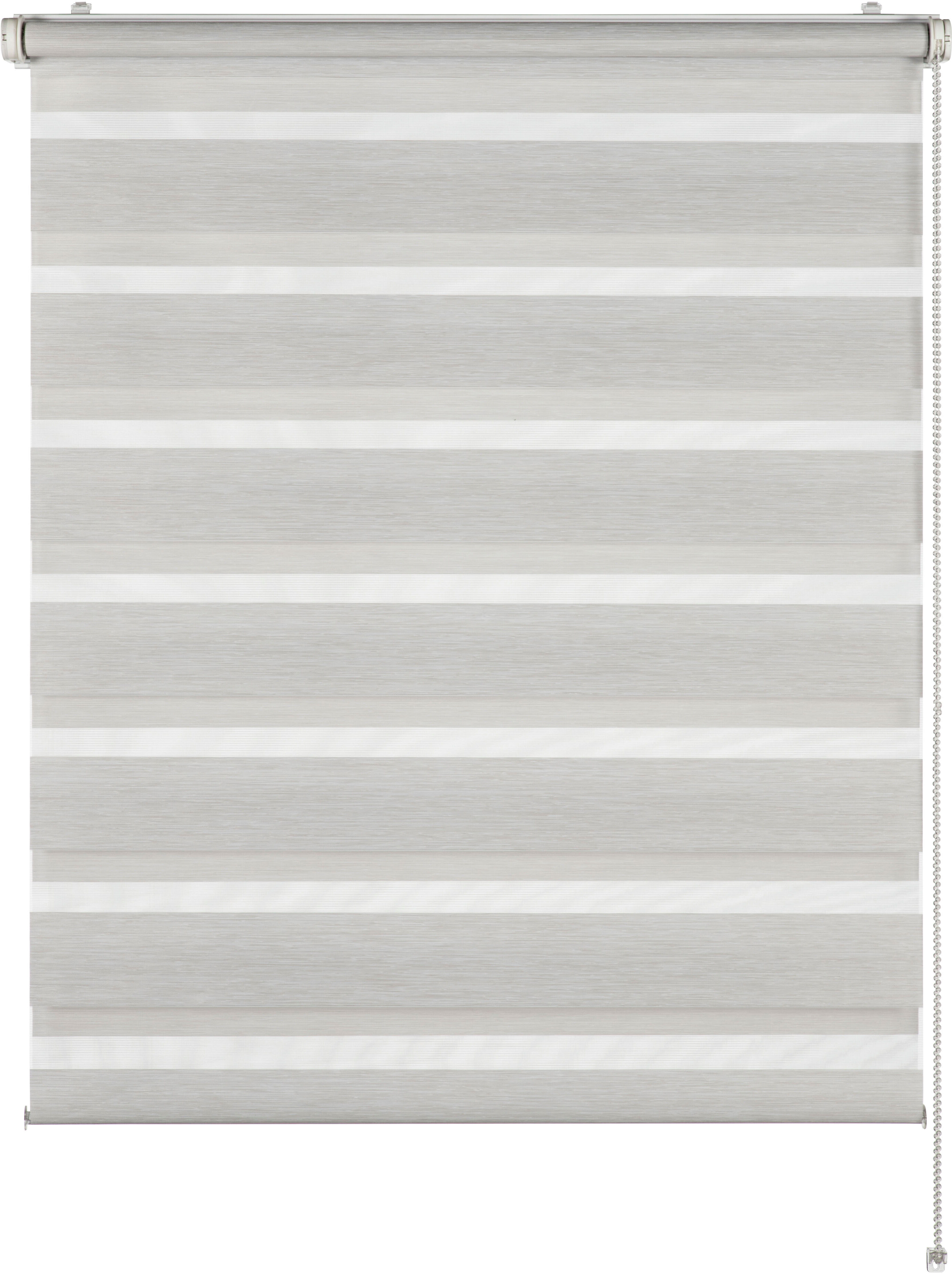 Doppelrollo "Tilda", beige (hellbeige struktur), B:75cm H:150cm, Polyester, SCHÖNER WOHNEN-KOLLEKTION, Rollos, Doppelrollo, geklemmt, silberne oder weisse Rollo-Technik hellbeige struktur 150cm, einseitig verschiebbar, 75cm