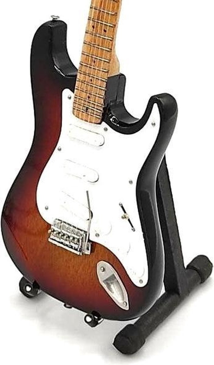 Miniatuur gitaar Jimi Hendrix Sunburst voor volwassenen