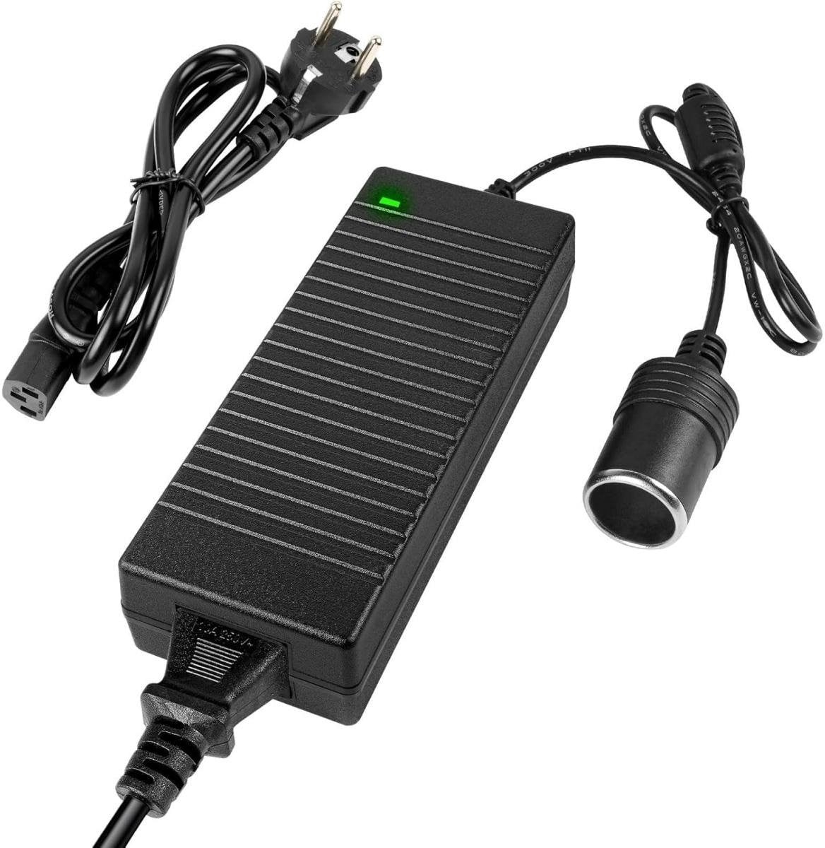 GELLDG Stroomomvormer AC naar DC-adapter 120W 10A 220V naar 12V transformator zwart