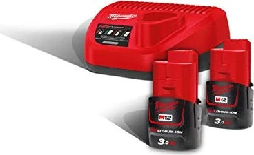 Milwaukee Starterset 12 Volt M12NRG-302 (12 V) (4933451902)