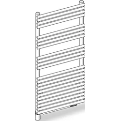 Zehnder Forma Air Design-Heizkörper elektrisch, 990x126x496 mm, RAL 7047