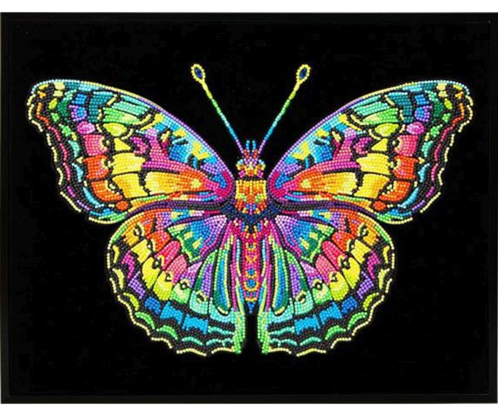 Carletto Diamantverfset Neonvlinder