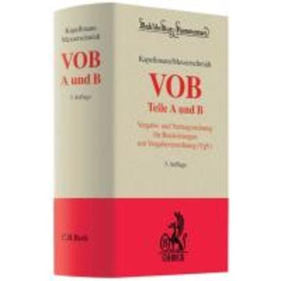 VOB Teile A und B, Gebundene Ausgabe von Klaus D.; Messerschmidt, Burkhard; v. Klaus D. Kapellmann u. Burckhard Messerschmidt Kapellmann, C. H. Beck,