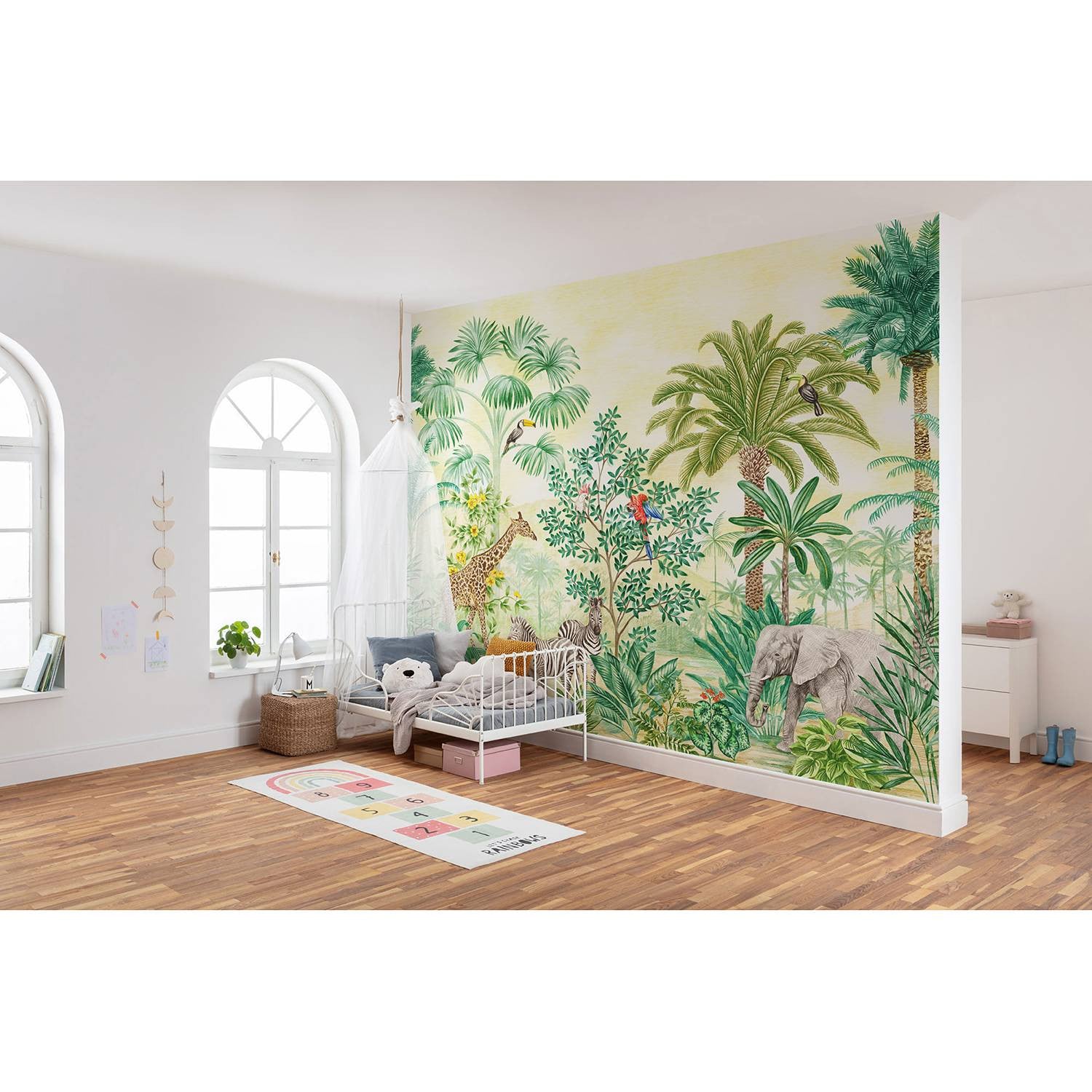 home24 Vlies-fotobehang Jungle Adventure Breedte: 350 cm, Hoogte: 280 cm