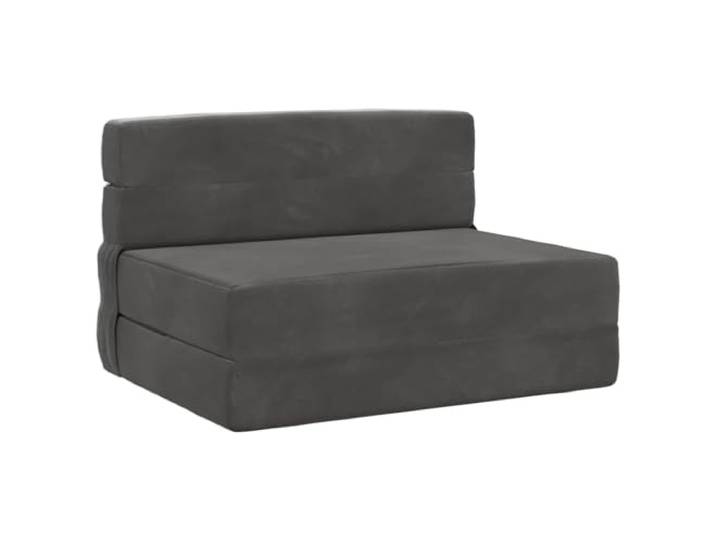 Coespram Klappsofa Bett 70x80x60 cm Dunkelgrau Faltbarer Schlafsessel Verwandelt sich schnell vom Sesselsitz zur Schlaffläche für Wohnzimmer und Schlafzimmer mit abnehmbarem Bezug.