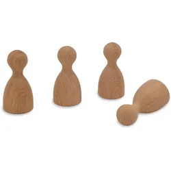 Wandhaken Don’t Worry Mogunto Eiche geölt braun, Designer Marcus Hofbauer, 8 cm
