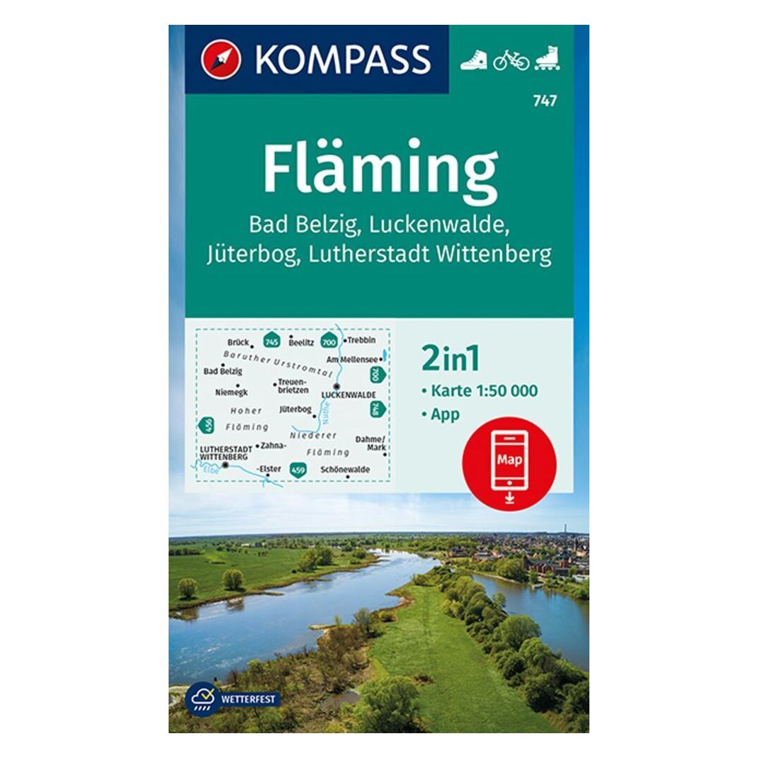 Kompass Karten KOMPASS Wanderkarte Fläming (40612035)