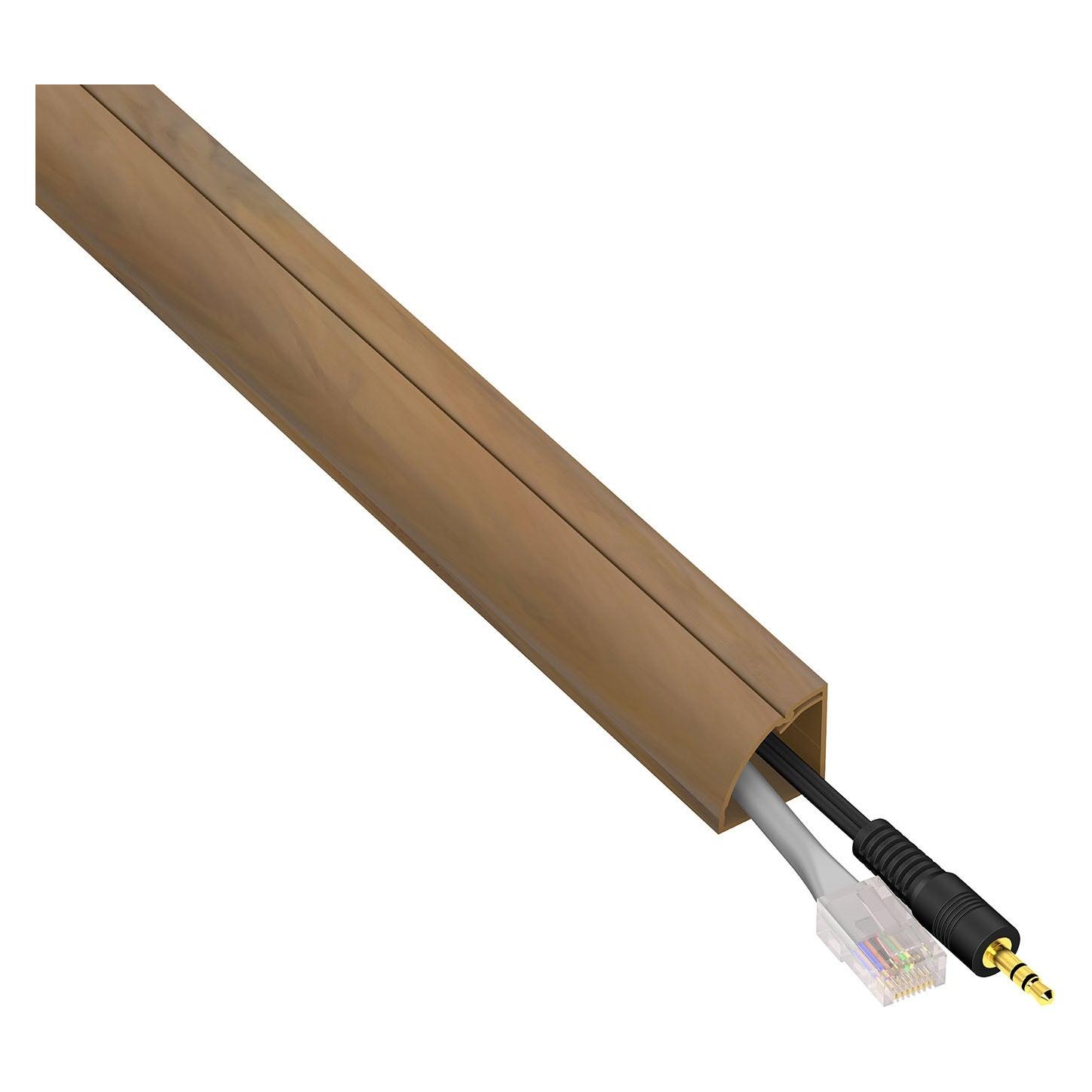 D Line D-LINE Trunking 22x22 1/4 Round 2.0m Oak (Kabelkanal, 200 cm) (D222QSOSA)