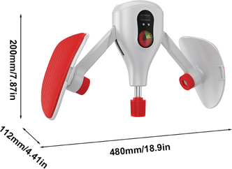 StayWell Thigh Adjustable Levator Sphincter Exerciser For Kegel Exercises & Home Training white