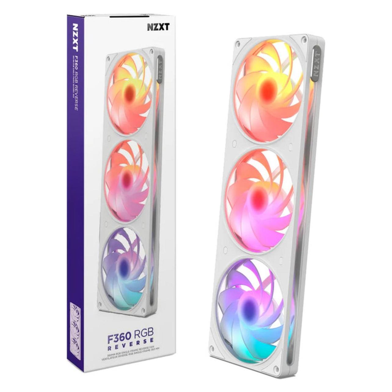 NZXT F360 RGB (weiss, Reverse, 360 mm) (1x) (RF-R236R-WF)