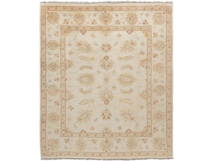 Usak Teppich 254x291 Handgeknüpft Orientteppich Wolle