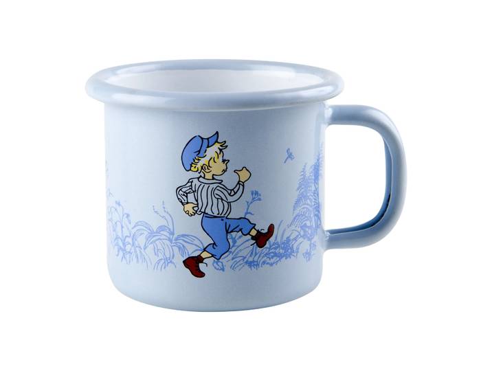 Muurla Emil blue emaillen mok 1,5 dl Light blue