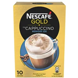 Nescafe Löslicher Cappuccino »Nescafé GOLD« weniger süß gold