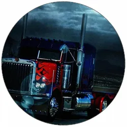 Essbares Papier „Blauer Lastwagen“ 19,5 cm