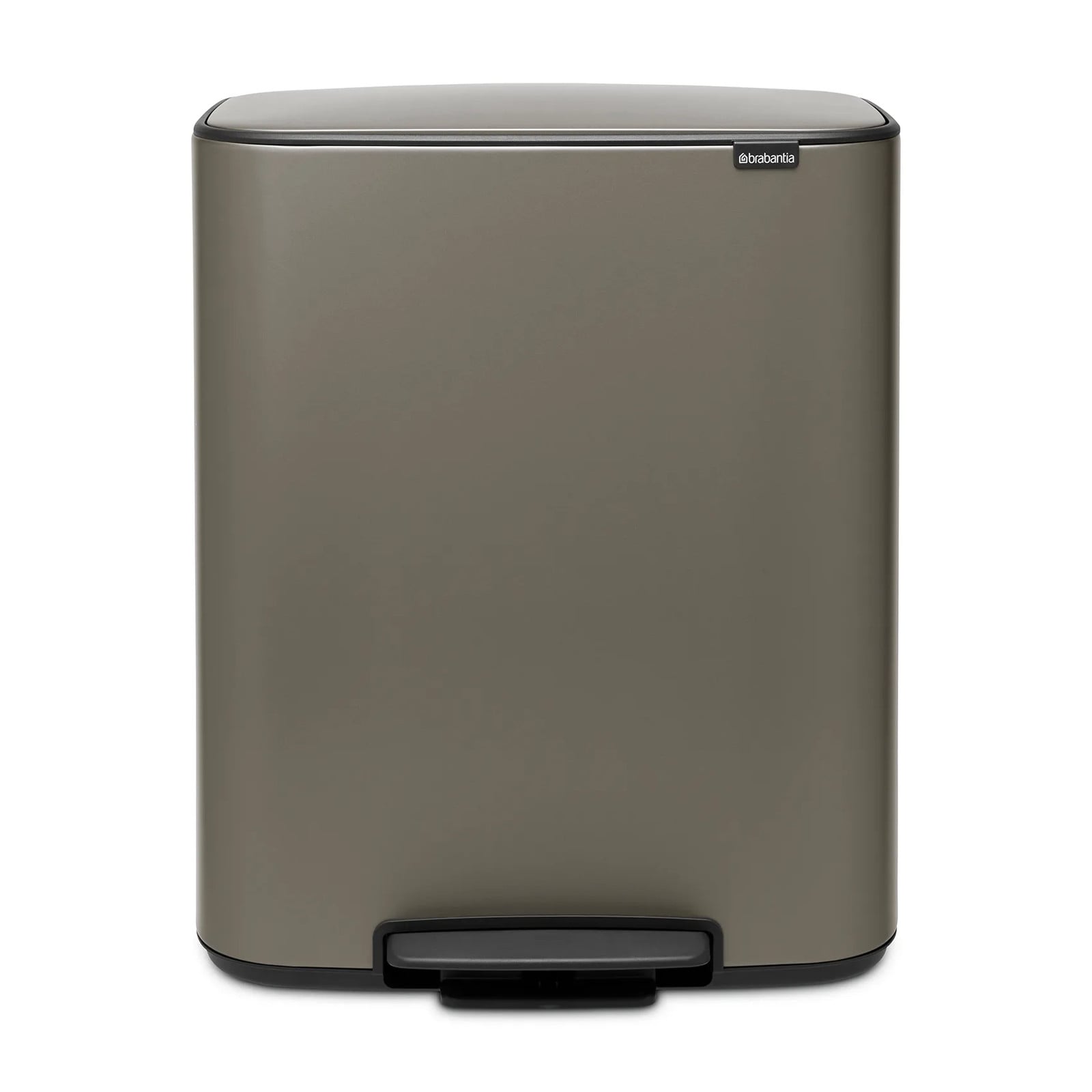 Brabantia Bo pedaalemmer 2x30 L Platina