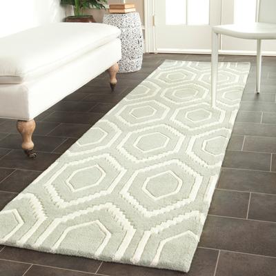 SAFAVIEH Handmade Chatham Alwine Moroccan Modern Wool Rug