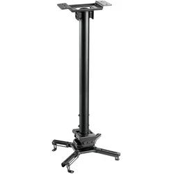KIMEX - Deckenhalterung für Beamer, Höhe 60-90cm, Schwarz