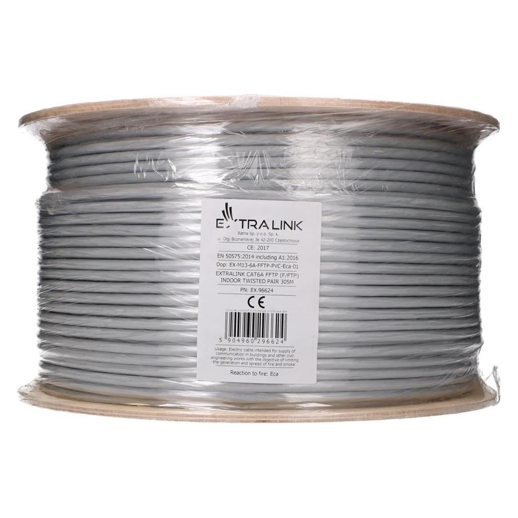 Extralink CAT6A FFTP (F/FTP) INDOOR TWISTED PAIR 305M (F/FTP, CAT6a, 305 m) (EX.96624)