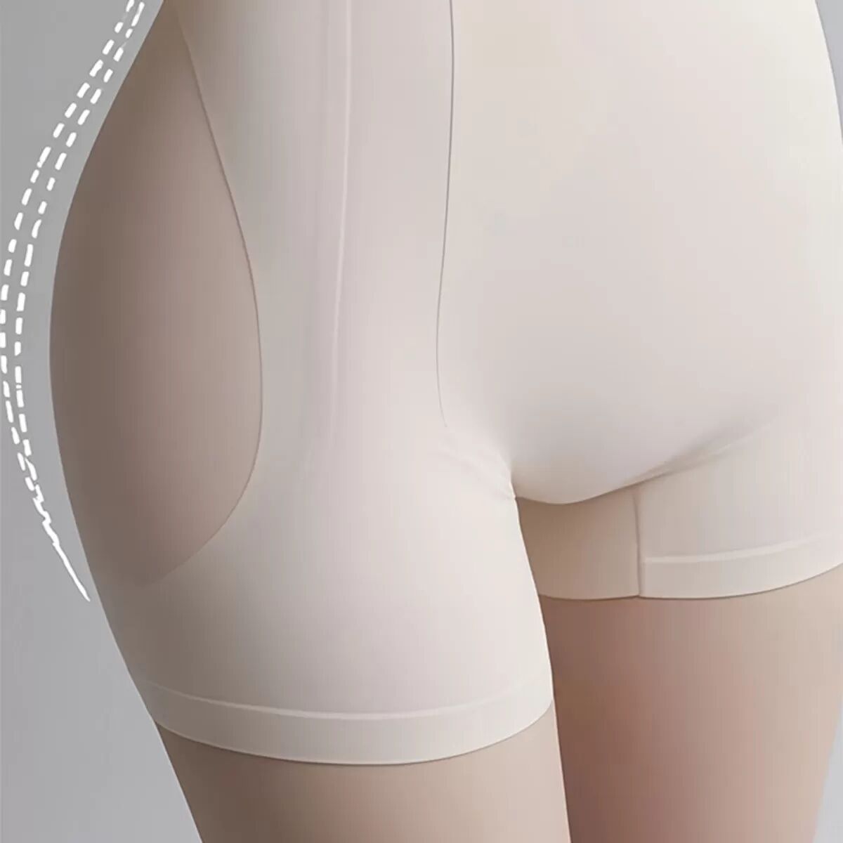 INF Coussinets invisibles de hanche en silicone - Rehaussement adhésif épaissi, couleur peau, tailles S et L L