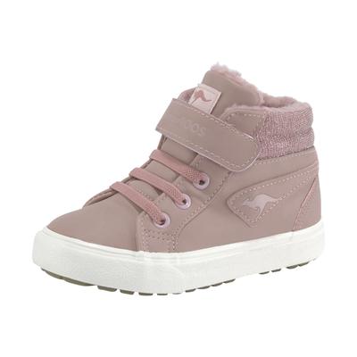 Sneaker KANGAROOS "Kavu III", Mädchen, Gr. 29, rosa, Synthetik, Schuhe Sneaker, gefüttert