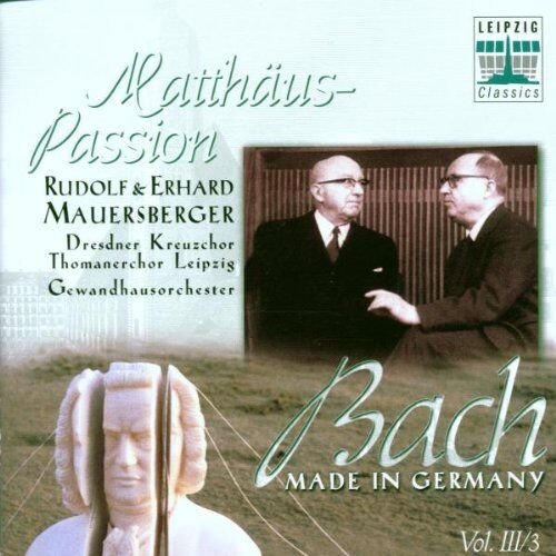 Thomanerchor - Bach - Made in Germany Vol. III / 3 (Matthäus-Passion) - Preis vom 04.10.2026 03:51:26 h