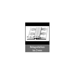 Corpet Küberit Dehnfugen-Profil Aluminium - silber - Länge 270 cm