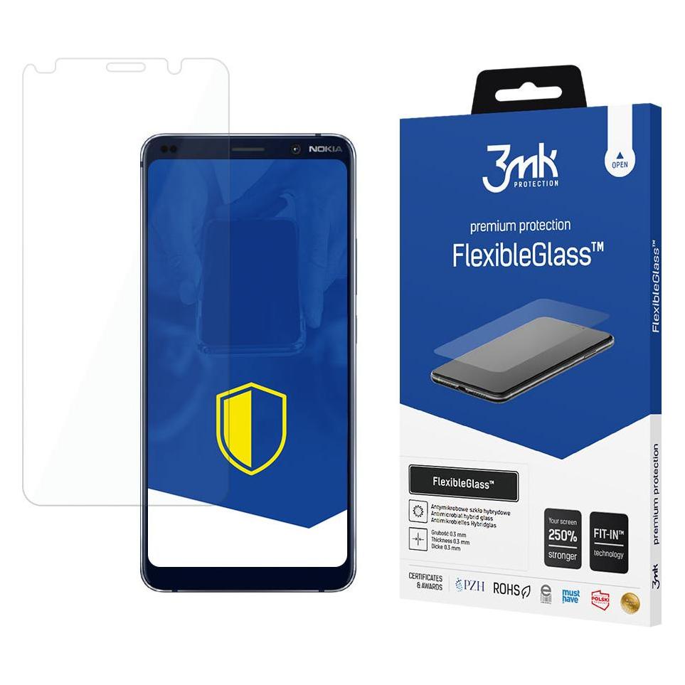 3MK FlexibleGlass Nokia 9 Pureview Szkło Hybrydowe (1 Stk., Nokia 9 PureView) (3mk Glass(979))