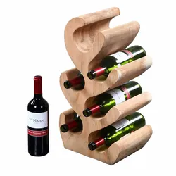die Faktorei »Suarholz« Weinregal für 6 Flaschen aus Suarholz