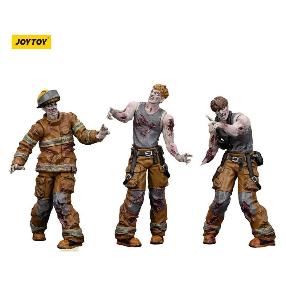 Joy Toy Zombie Dark Source Actionfiguren 3er-Pack Firefighters 8 cm (59426208)