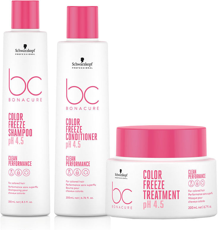 Schwarzkopf BC Clean Color Freeze Shampoo 250ml, Conditioner 200ml and