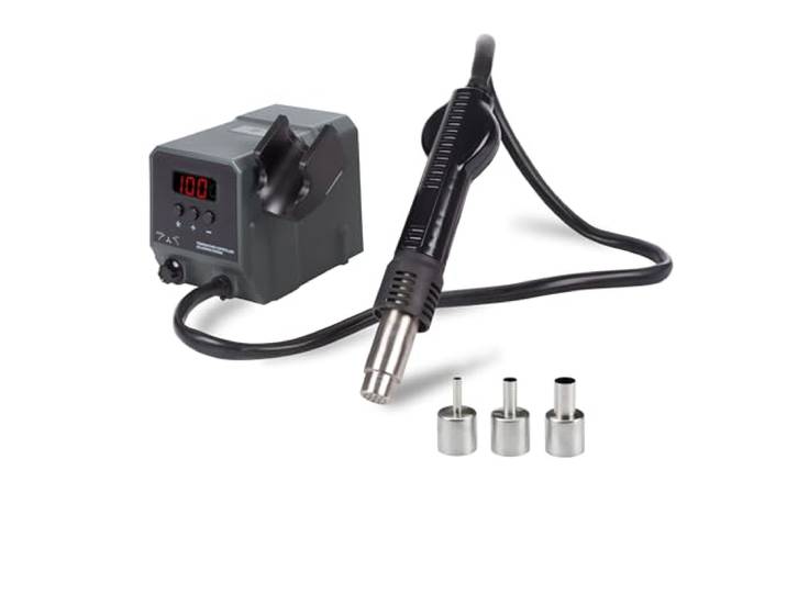 Velleman Soldeerstation, voor SMD-componenten, multifunctioneel, 300 W, temperatuurbereik 100-500 °C, grijs