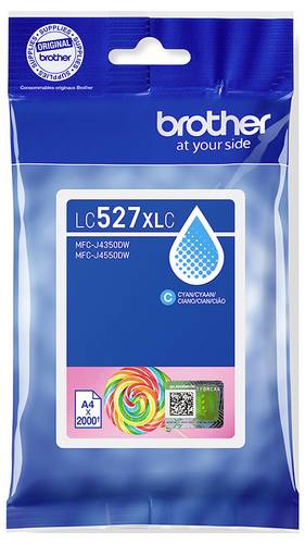 Brother Druckerpatrone LC527XLC - Hohe Ergiebigkeit - C Original Cyan LC527XLC