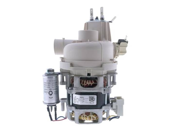 Geschirrspüler Umwälzpumpe Motor YXW50-2E(L), Kompatibel Für Midea Modell YXW50-2E Laufrad Antriebseinheit Ersatzteil Für Wasserumlauf Spülkammer Druckaufbau Bauteil(YXW50-2E)