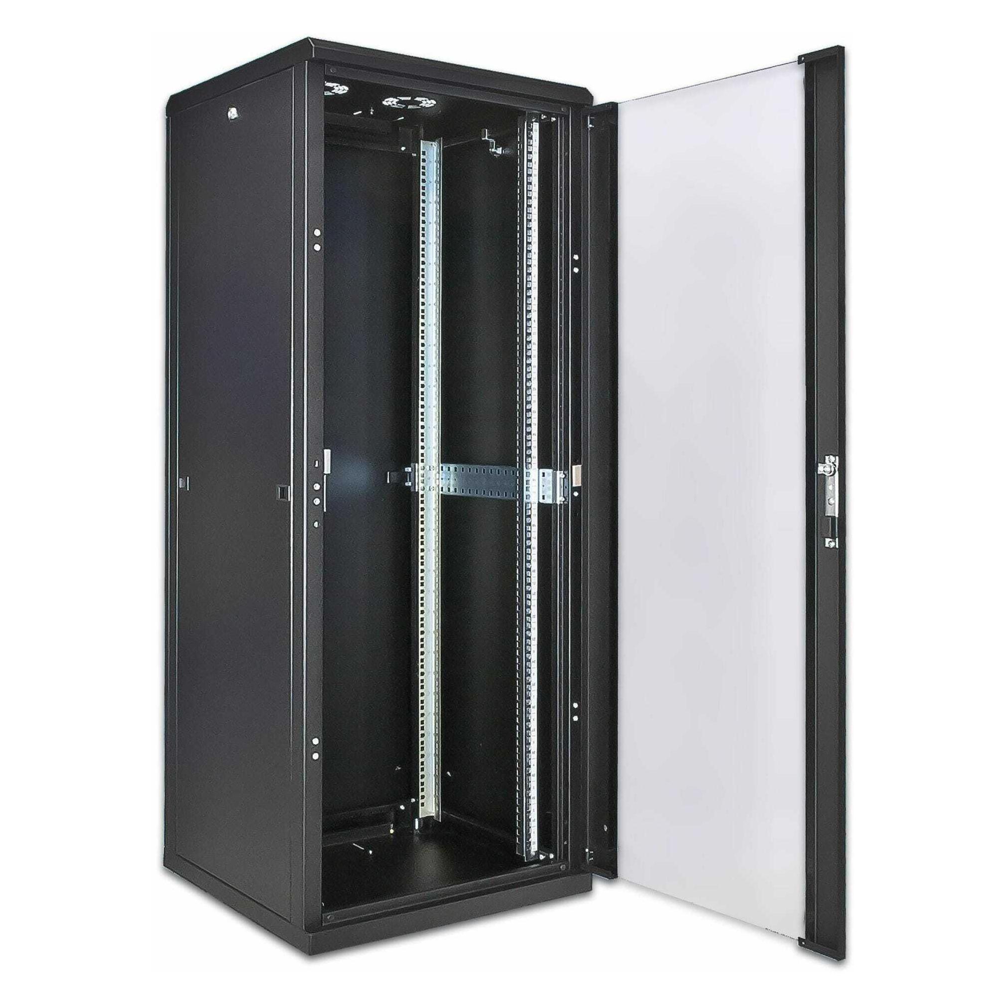 Wirewin 19" Netzwerkschrank, schwarz (32 HE) (CAB 800X800X32U BL)