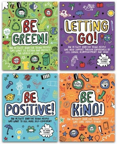 Studio Press Mindful Kids 4 Books Collection Set Series 2 - Be Kind Be Green Be Positive Letting Go