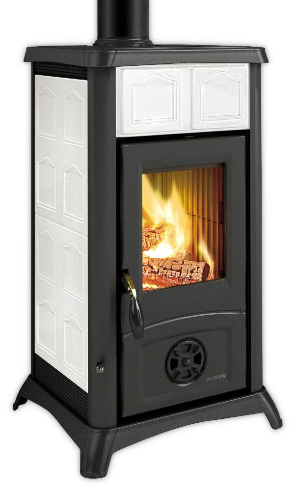 La Nordica Holzofen | GEMMA LEAN CERAMICA | 6,5 kW | Weiß