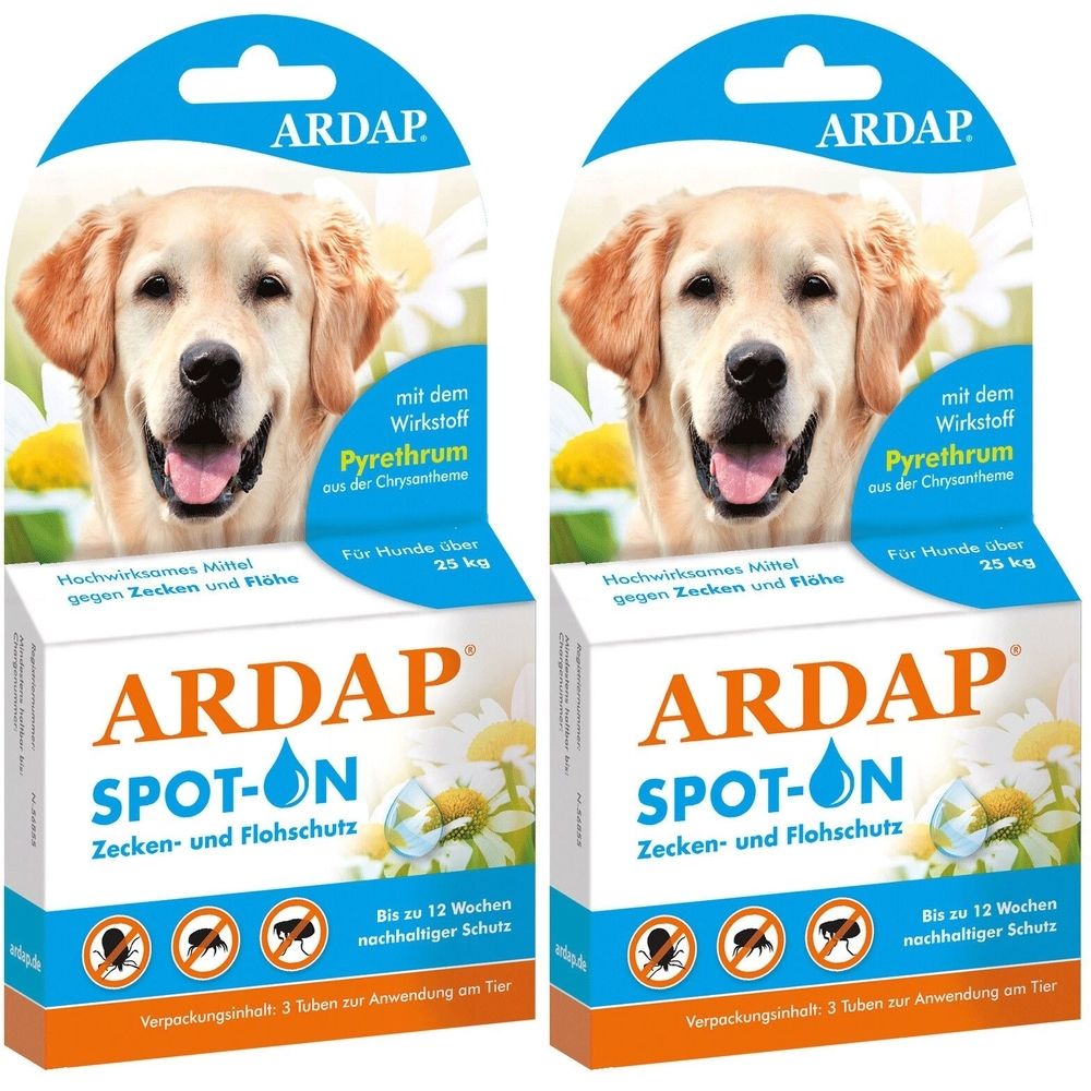 Ardap Spot-on große Hunde über 25 kg 2x 2x3 St Tropfen